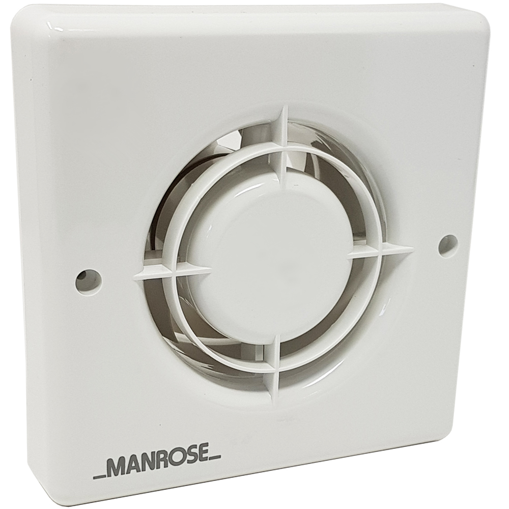 Manrose XF100HP Wall/Ceiling Fan - Humidity - 100mm