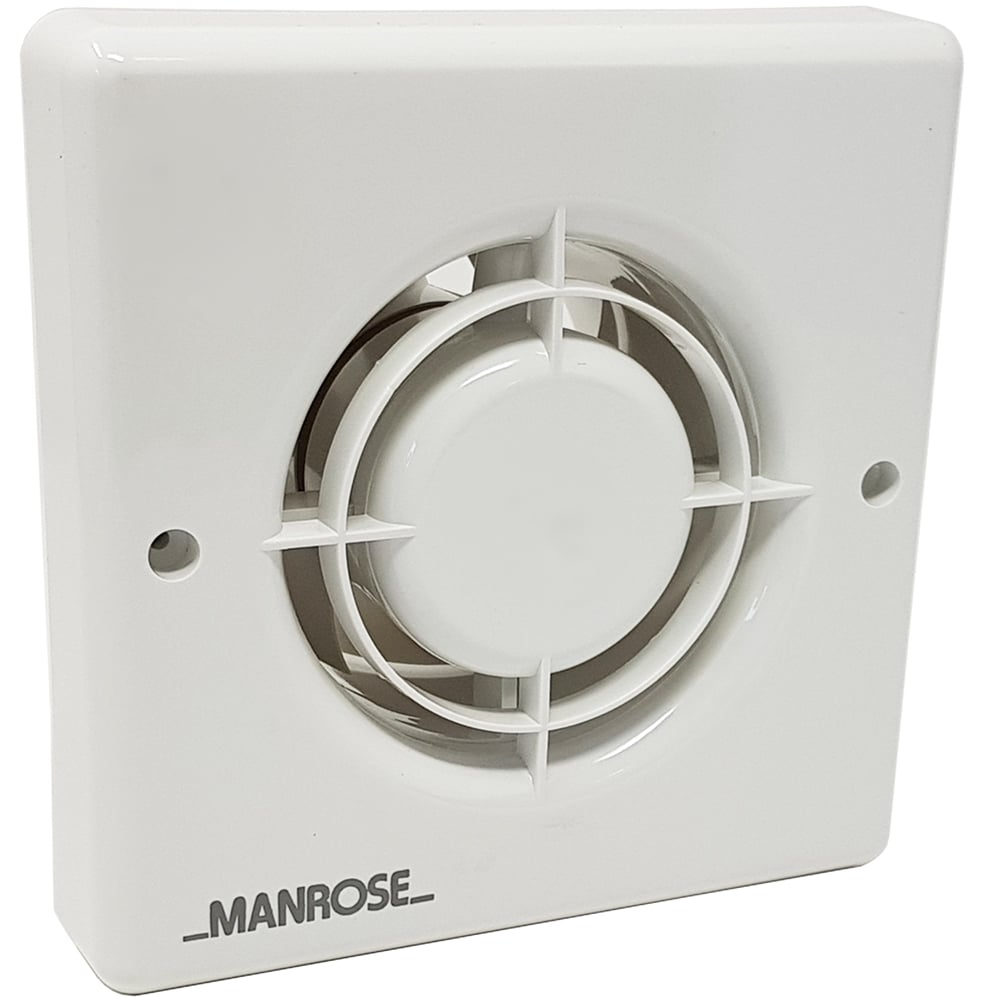 Manrose XF100T Wall - Ceiling Fan - Timer - 100mm