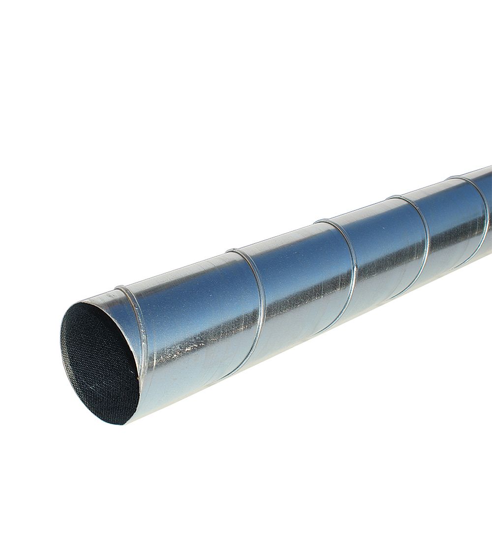 Galvanised Spiral Duct - 1 Metre Length - 160mm