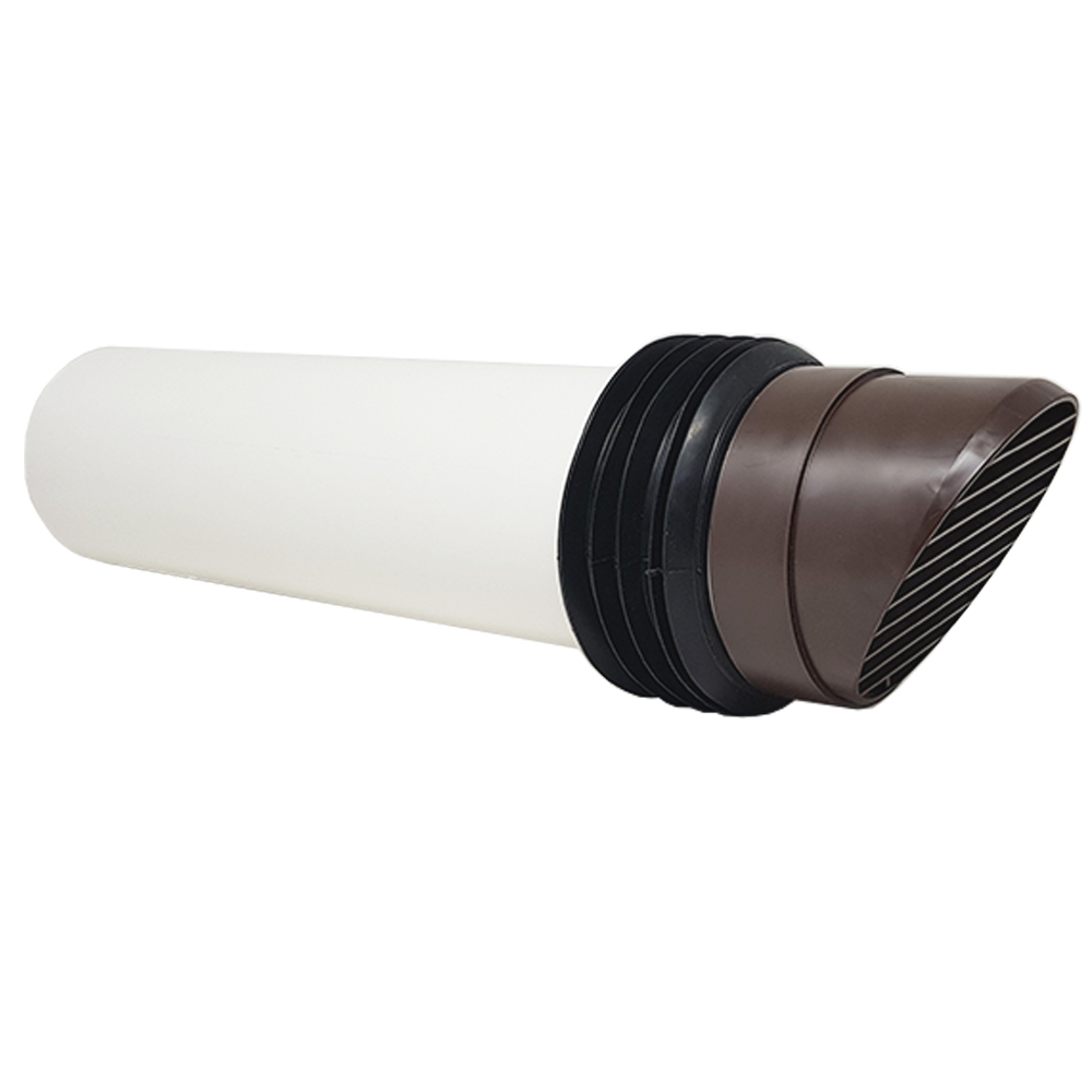 Kair 100mm 4 Inch Brown Round High Rise Ducting Vent (117mm Core Hole Required)
