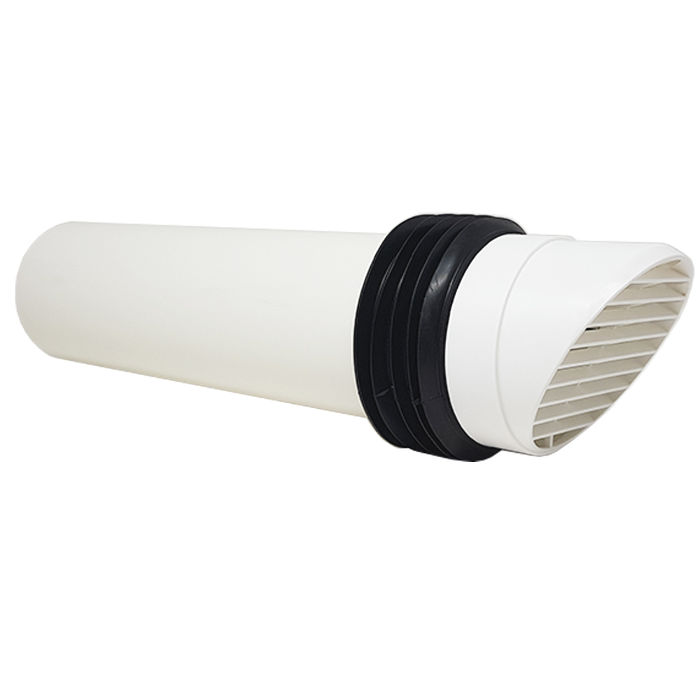 Kair 100mm  4 Inch White Round High Rise Ducting Vent (117mm Core Hole Required)