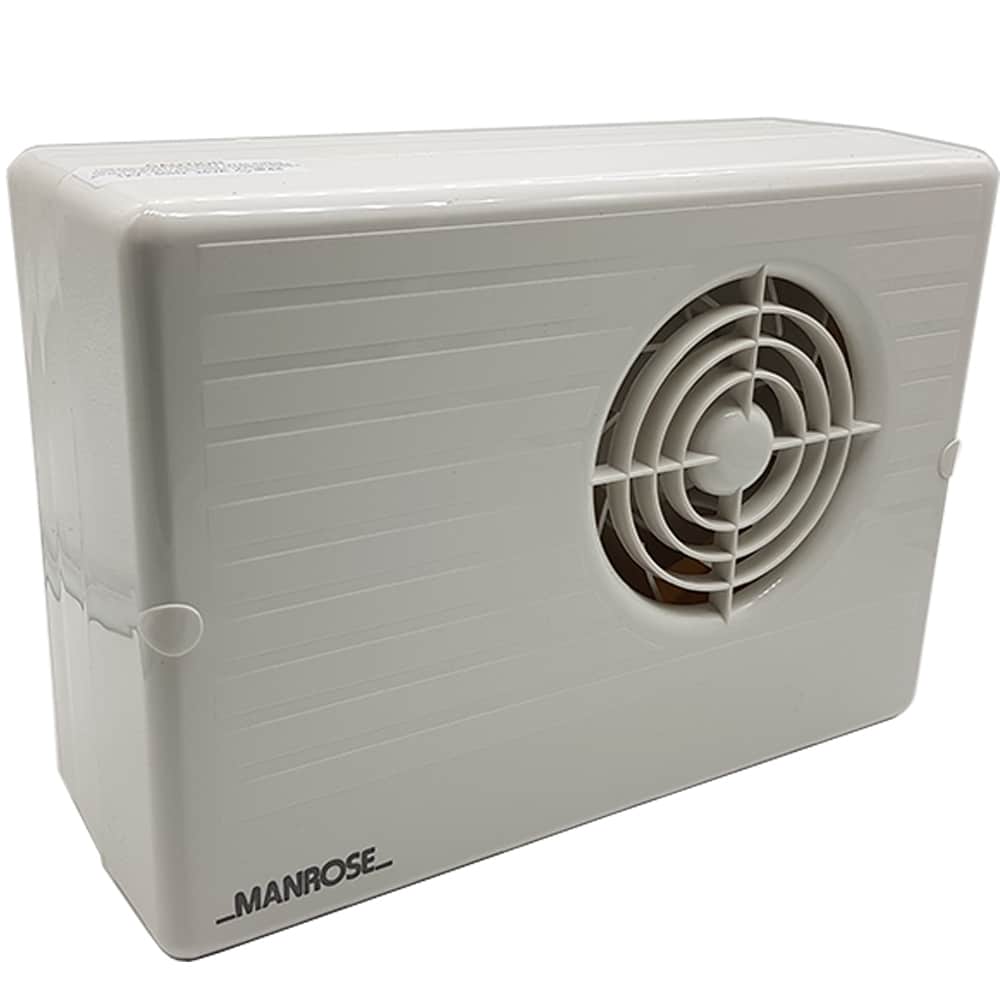 Manrose CF200T Centrifugal Bathroom Fan - Timer - 100mm