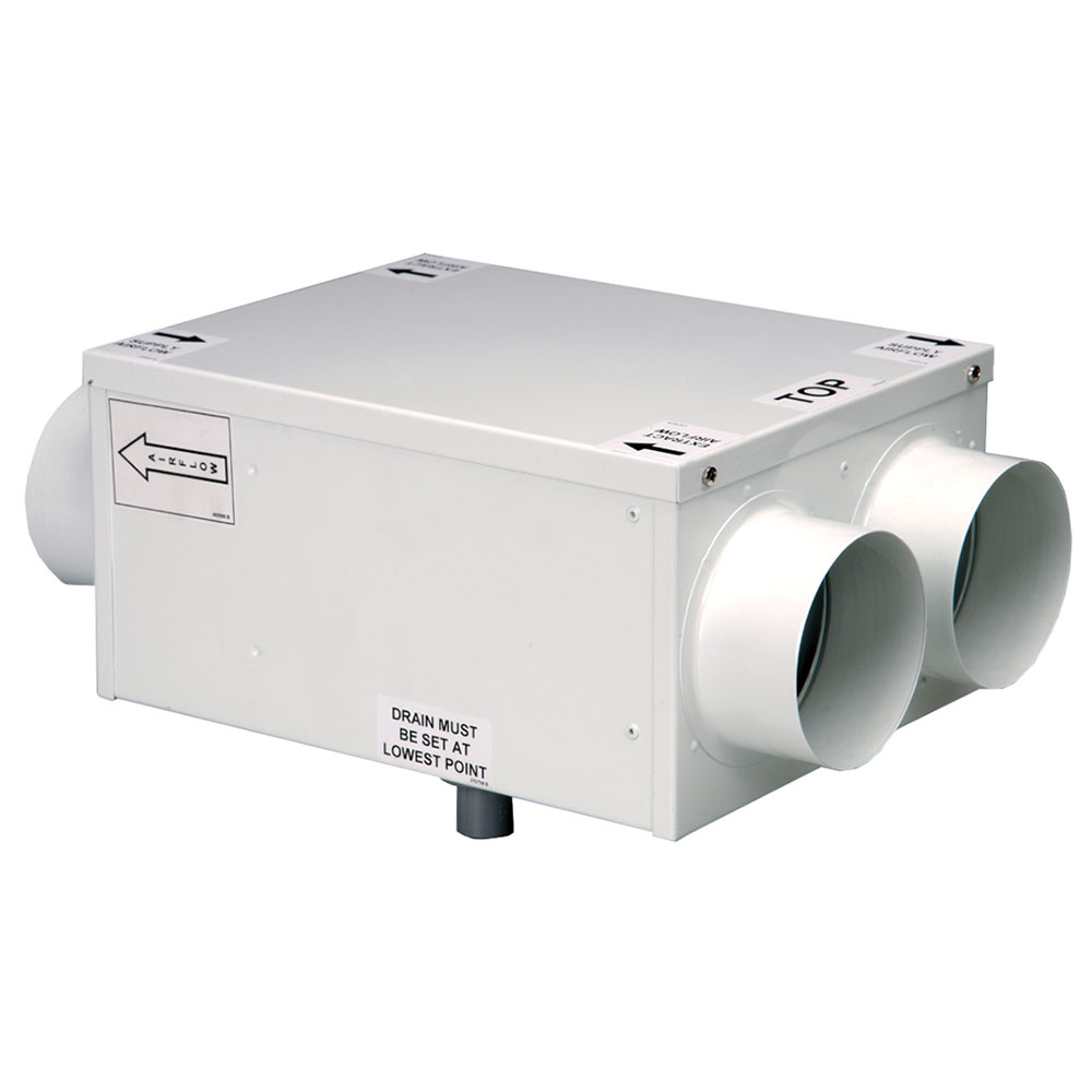 Windsor HR100RS - 100mm Inline Heat Recovery - Bottom Access (Made To Order - 2-3 Week Lead Time)