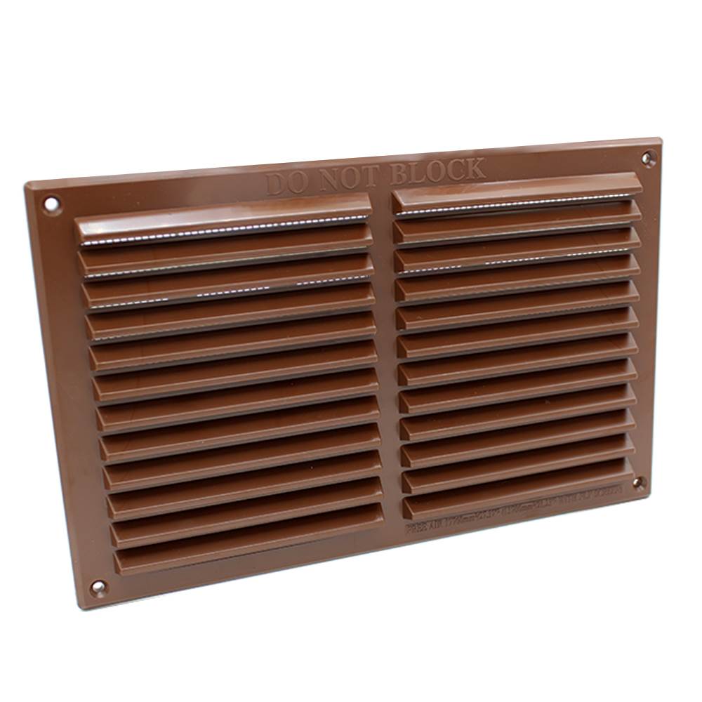 Rytlv137fbr Rytons 9x6 Louvre Ventilation Grille With Flyscreen Rytons 9x6 Louvre Ventilation Grille With Flyscreen Brown