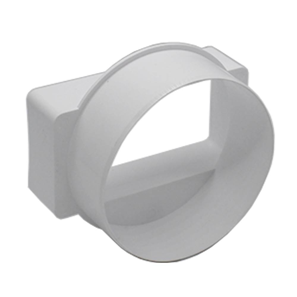 DUCVKC207 SYSTEM 100 SHORT MALE ROUND TO RECTANGULAR ADAPTER