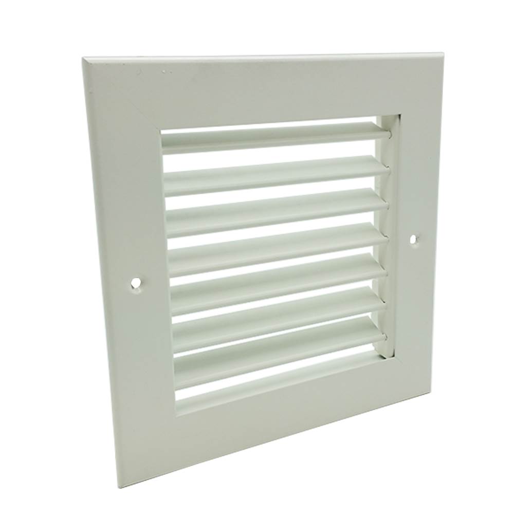 Single Deflection Grille - White - 150X150mm