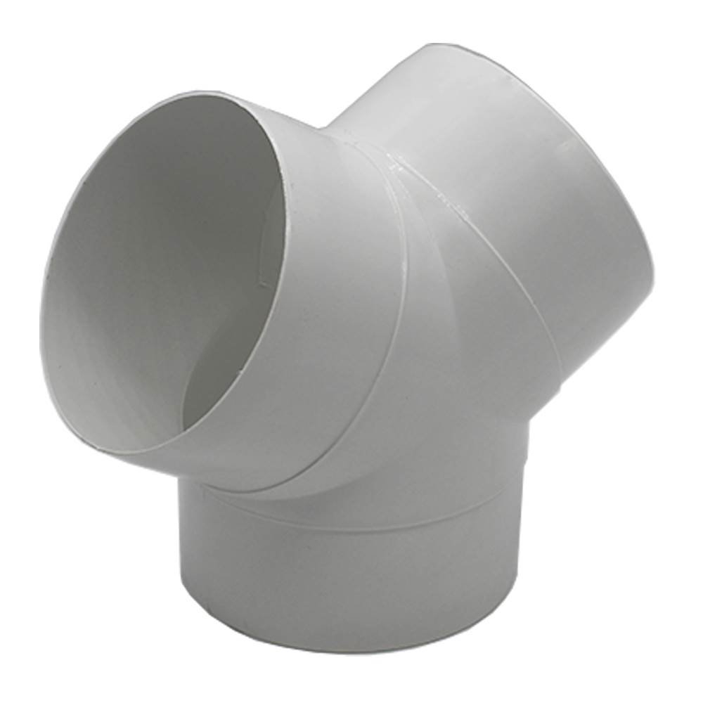 Equal Y Piece 100mm 4 inch Plastic Ducting Splitter