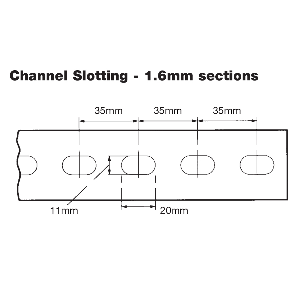 Slotted Channel - 40-40X1.6-3M