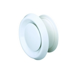 Domus Easipipe 125mm Extract Or Supply Ceiling Valve White