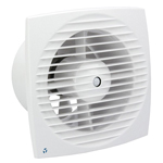 Airflow Aura-Eco 100HT - 100mm Slimline Adjustable Timer - Humidity Fan For use in toilets en-suites and bathrooms (9041349)