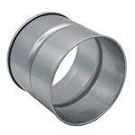 Galvanised Female Sleeve Coupling Connector - 80mm