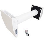 Kair Mini Single Room Heat Recovery Ventilator  White Outer Grille - (min 120mm hole diameter)