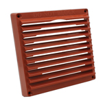 Rytons 6X6 Aircore Louvre Grille Terracotta