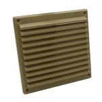 Rytons 6X6 Louvre Vent Grille With Flyscreen - Buff-Sand
