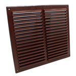 Louvre Vent Cover 9X9 Brown by Rytons