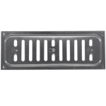 Brushed Aluminium Hit and Miss Vent Cover 9X3 by Rytons