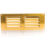 Rytons 9X3 Brass Anodised Aluminium Louvre Vent Grille