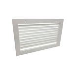 Single Deflection Grille - White - 450X100mm