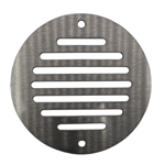 100mm Round Ventilation Grille Stainless Steel
