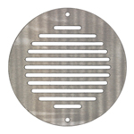 200mm Round Ventilation Grille Stainless Steel