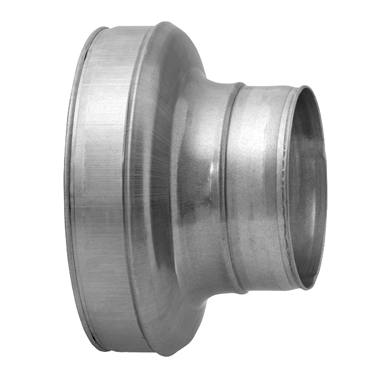 Galv Short Concentric Pressed Reducer - 250 - 224mm
