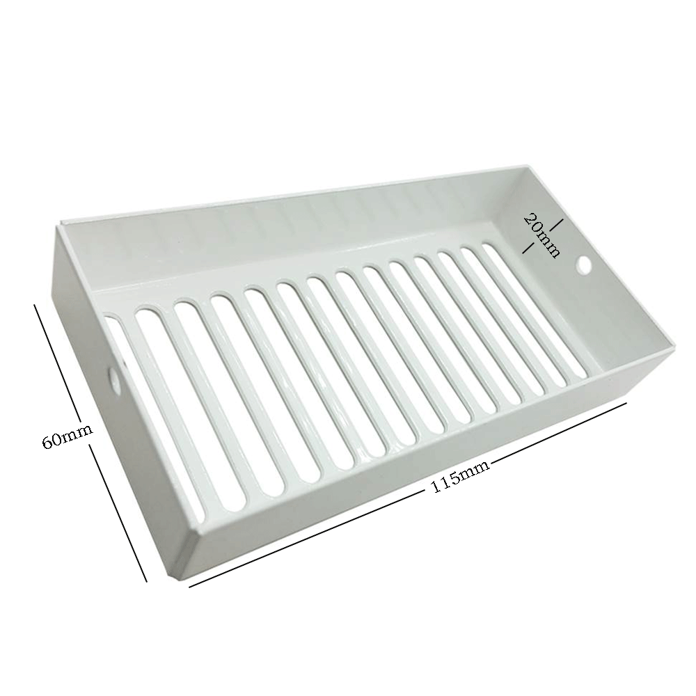 White Metal Grille  Plate For Spigot And Ducting