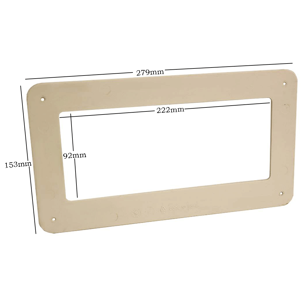Megaduct 220 Flat Channel Wall Plate