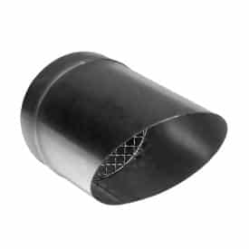 Galvanised Bird Beak Exhaust Vent With Mesh - 200mm