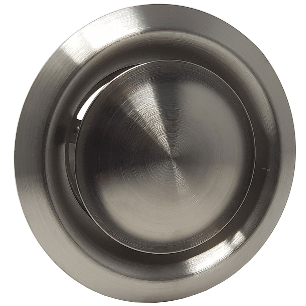 Kair Ceiling Valve 125mm - 5 inch Stainless Steel Adjustable Supply and Extract Vent