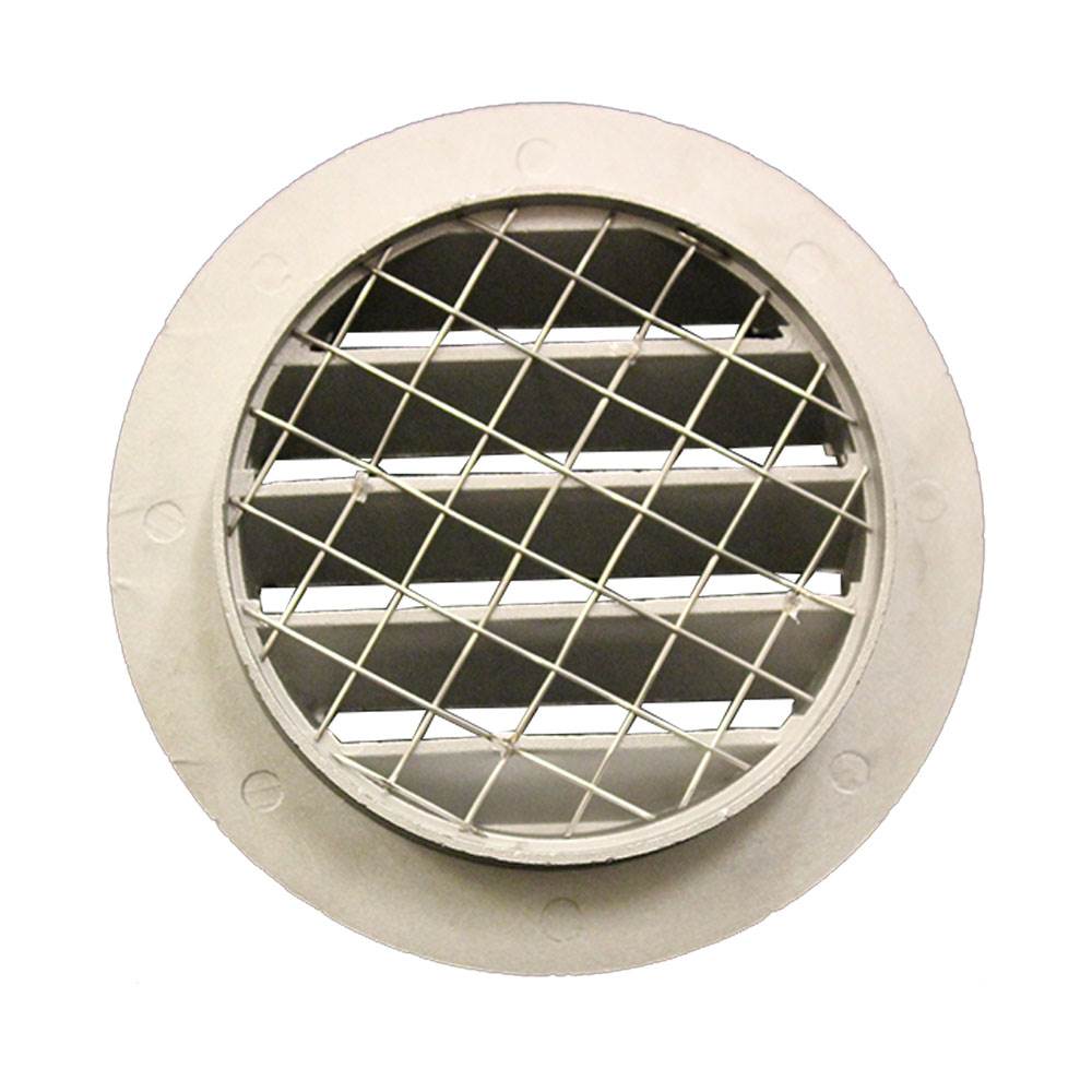 150mm Circular Weather Louvre With Mesh 