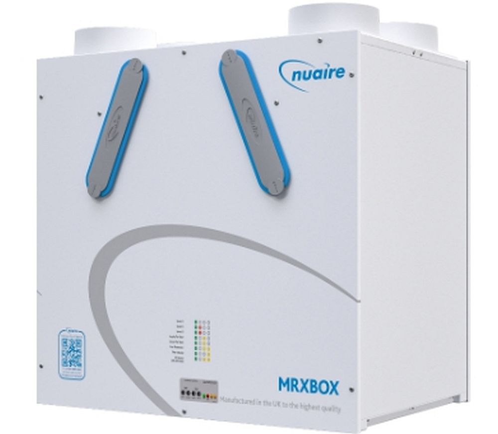 Nuaire Mrxboxab-ECO2-Oh Heat Recovery Unit With Automatic Bypass Opposite Handed (Version B)