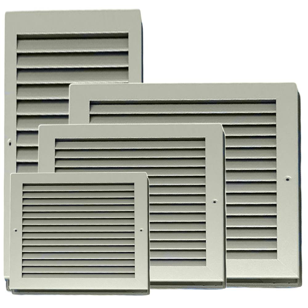 Non Vision Door Panel/Grille 300X300 Silver