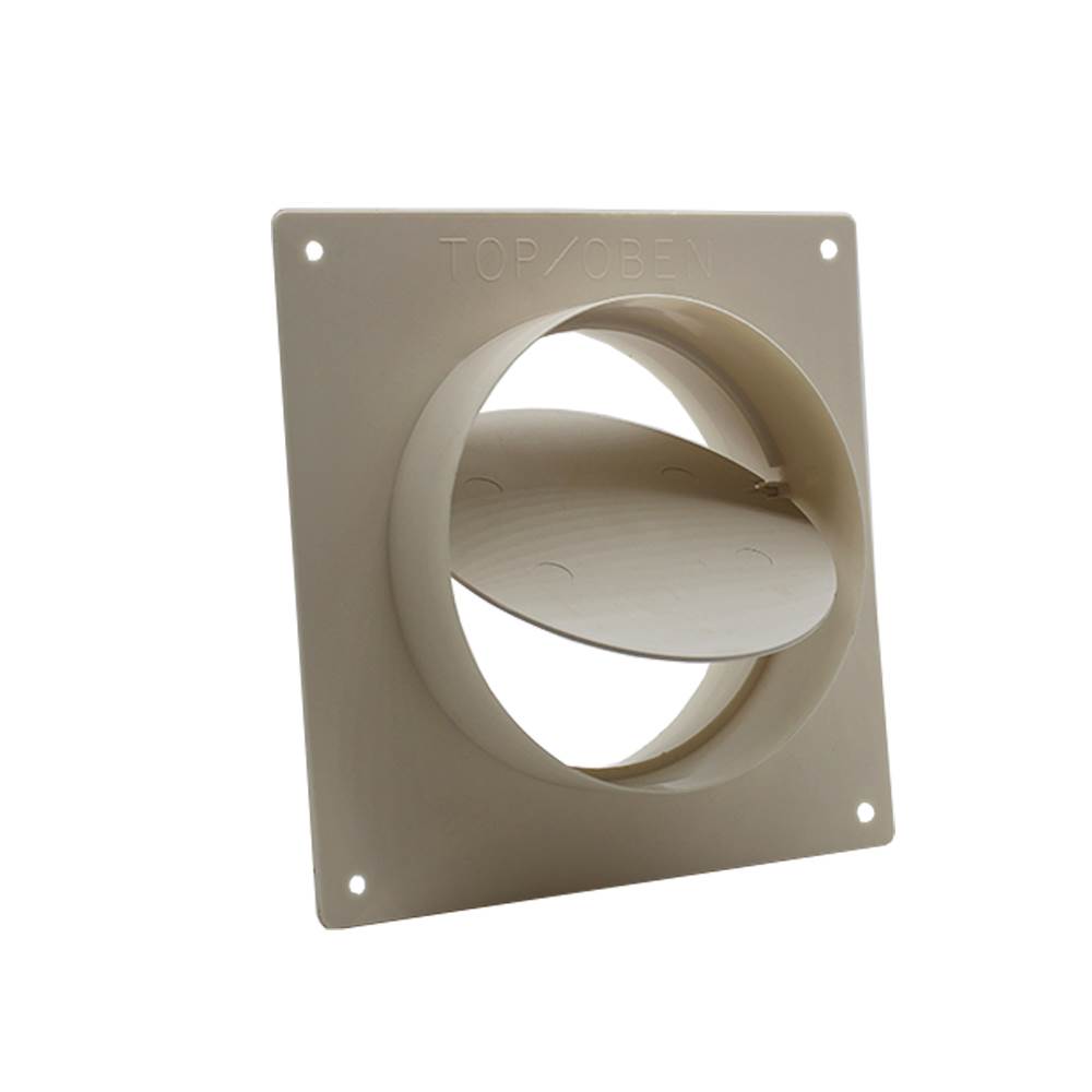 System 125 Round - Wall Plate With Damper