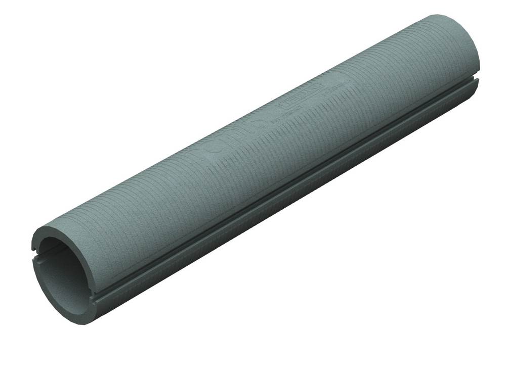 Pack of 4 x Domus Thermal Easipipe Rigid Ducts 100mm 1M Insulation Silver Grey