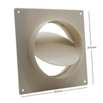 System 150 Wall Plate With Damper