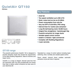 Airflow QuietAir QT150T 150mm Extractor Fan with Timer