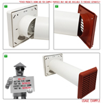 Manrose QF100T Quiet Timer Extractor Fan For Bathrooms
