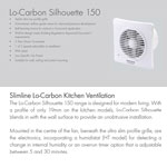 Vent Axia Lo-Carbon Silhouette 150T Fan - 150mm - White