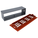 204 X 60mm Airbrick With Surround Terracotta