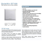 Airflow Quietair QT100T 100mm Extractor Fan with Timer
