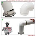 Kair Ceiling Valve 100mm - 4 inch Stainless Steel Adjustable Supply and Extract Vent