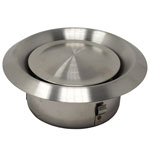 Kair Ceiling Valve 125mm - 5 inch Stainless Steel Adjustable Supply and Extract Vent