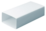 Domus System 100 Rigid Duct 110X54mm 1M Length White - Pack of 10