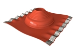 Dektite Soaker 380-610mm Red Silicone Pipe Flashing DF706