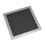Double Deflection Grille 100X100 Silver