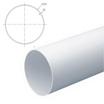 Inner Ducting Sleeve For 125mm Round Pipe 1M - Not compatible with standard 125mm ducting fittings