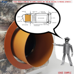 K-HRV150 Short Inner Brown Tube