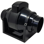 Manrose MF100T 100mm Inline Duct Fan With Timer - Three Speed - High Performance