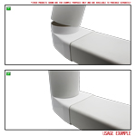Kair Elbow Bend Adaptor 180mm x 90mm to 150mm - 6 inch Rectangular to Round 90 Degree Bend