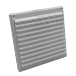 Rytons 6X6 Louvre Ventilation Grille With Flyscreen - White